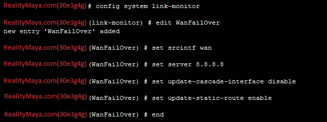 Link Monitor for Fortigate 5
