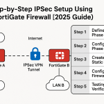🚀 Step-by-Step IPSec Setup Using FortiGate Firewall [2025 Guide]