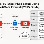 🚀 Step-by-Step IPSec Setup Using FortiGate Firewall [2025 Guide]